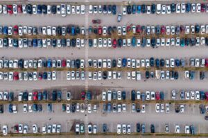 A car park (or battery) that is 80% full means takes longer for a car (or electron) to find a free space