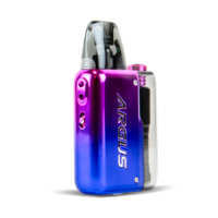 studio shot of voopoo argus p2 vape pod kit purple