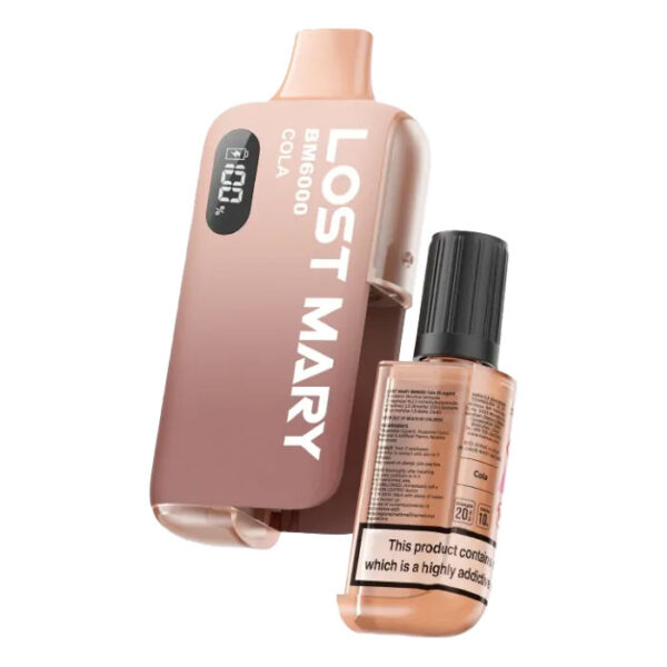 Bulk Buy Lost Mary BM6000 Vapes at UK Wholesale Prices Cola Flavour