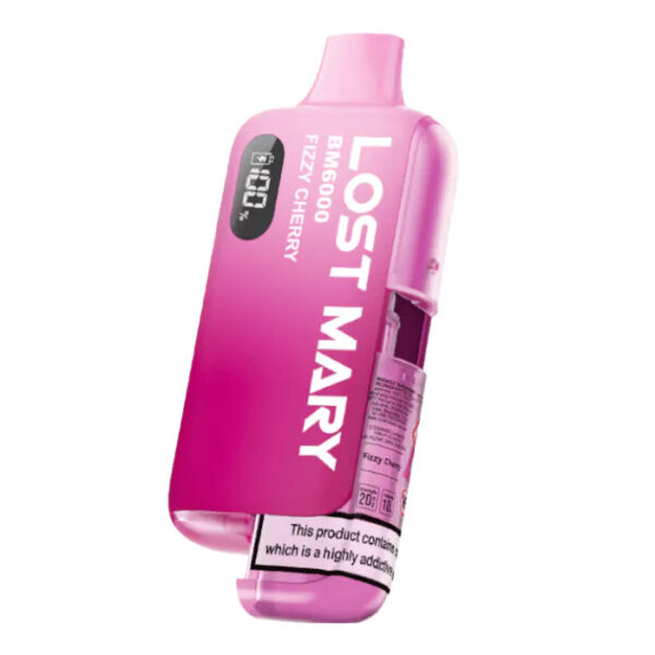 Bulk Buy Lost Mary BM6000 Vapes at UK Wholesale Prices Fizzy Cherry Flavour