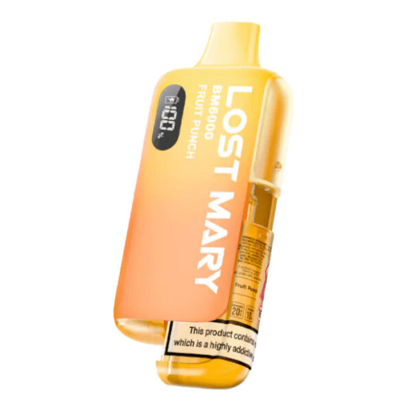 Bulk Buy Lost Mary BM6000 Vapes at UK Wholesale Fruit Punch Flavour