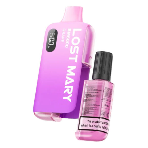 Bulk Buy Lost Mary BM6000 Vapes at UK Wholesale Grape Flavour