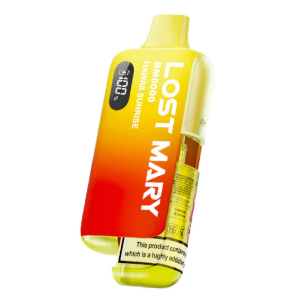 Bulk Buy Lost Mary BM6000 Vapes at UK Wholesale Hawaii Sunrise Flavour