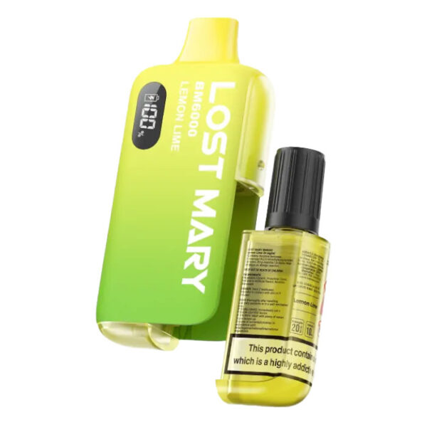 Bulk Buy Lost Mary BM6000 Vapes at UK Wholesale Lemon Lime Flavour