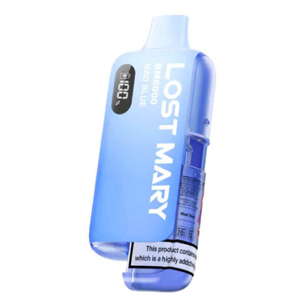 Bulk Buy Lost Mary BM6000 Vapes at UK Wholesale Mad Blue Flavour