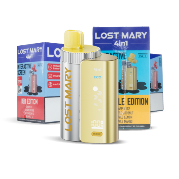Lost Mary 4-in-1 Vape Pod Kits (Pack of 5)