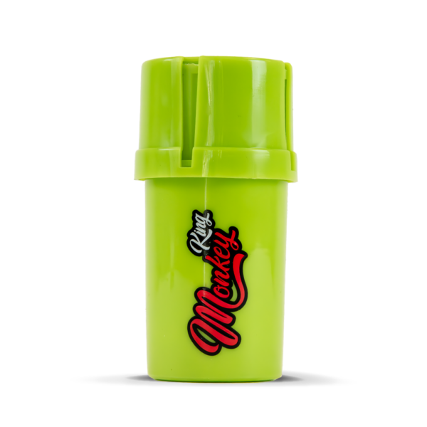 Monkey King Plastic Green Stash Pot Grinder