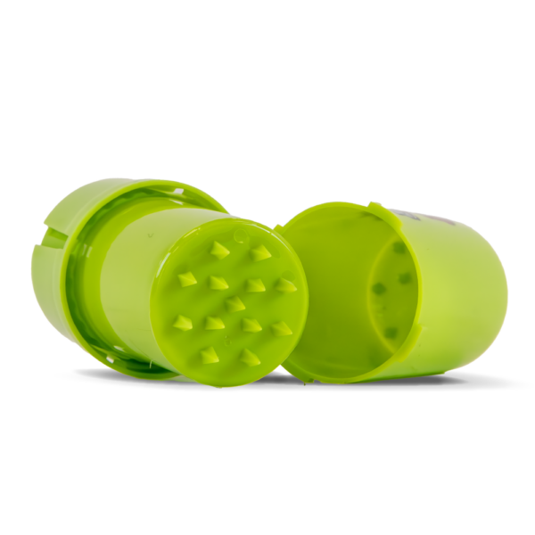 Monkey King Plastic Green Stash Pot Grinder Taken Apart