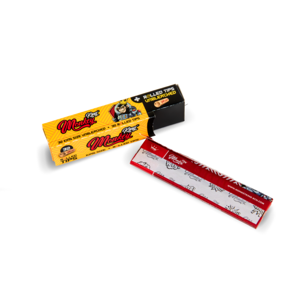 Monkey King Rolling Papers + Tips: King Size - Image 9
