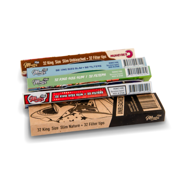 Monkey King Rolling Papers + Tips: King Size - Image 5