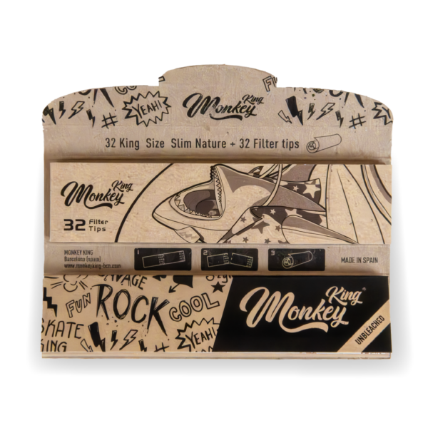 Monkey King Rolling Papers + Tips: King Size - Image 19