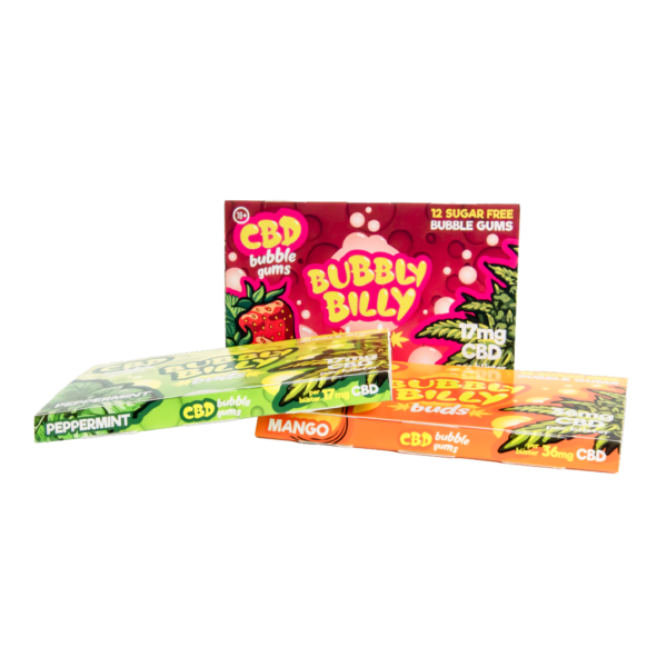 All Bubbly Billy Buds CBD Chewing Gum Individual