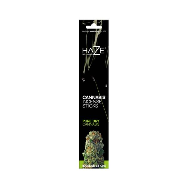 HAZE amsterdam pure dry cannabis leaves cannabis scented CBD incense sticks