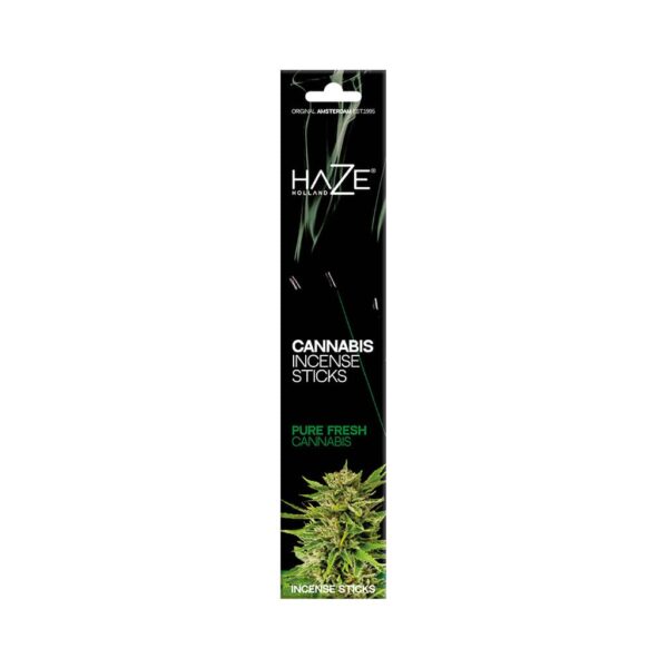 HAZE amsterdam pure fresh cannabis leaves cannabis scented CBD incense sticks