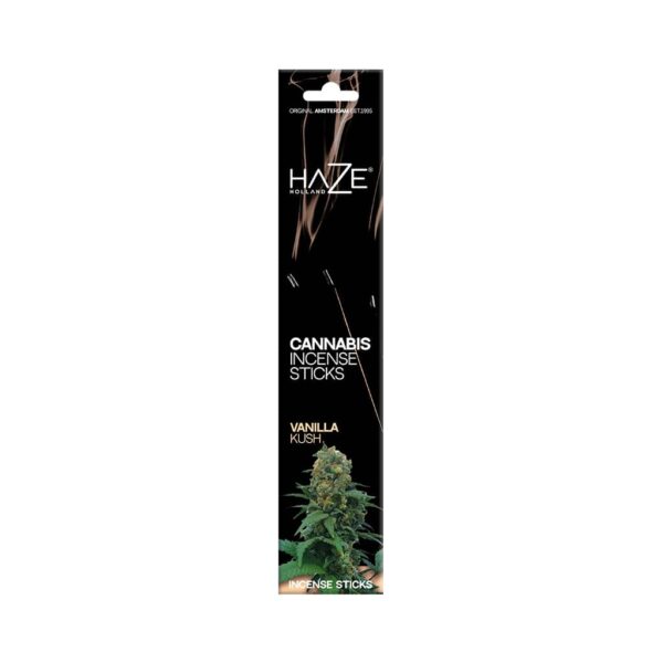 HAZE amsterdam vanilla kush cannabis scented CBD incense sticks