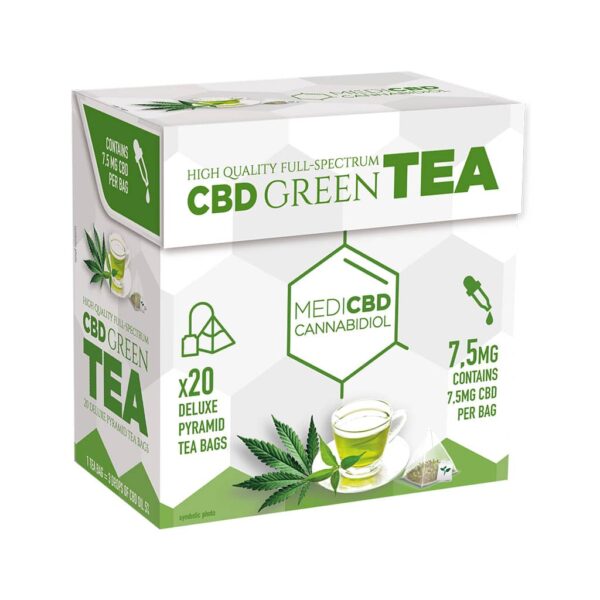 MediCBD Green CBD Tea Bags CDU