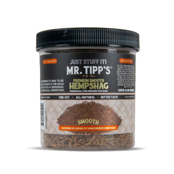 Mr Tipps Hemp Shag Tobacco Alternative Nicotine Free 30g Pot