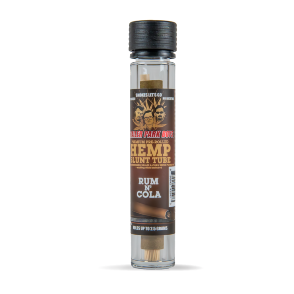Mr Tipps Trailer Park Boys Pre Rolled Hemp Blunt Tubes Rum n Cola Single in Tube