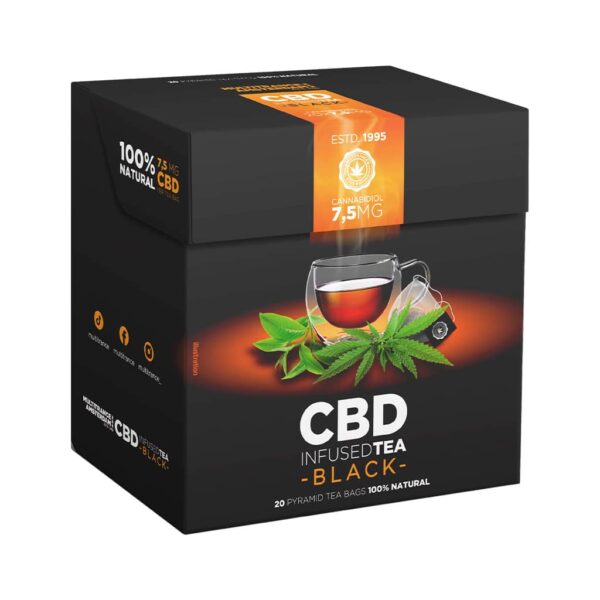 Multitrance 7.5mg cbd tea bags english breakfast black