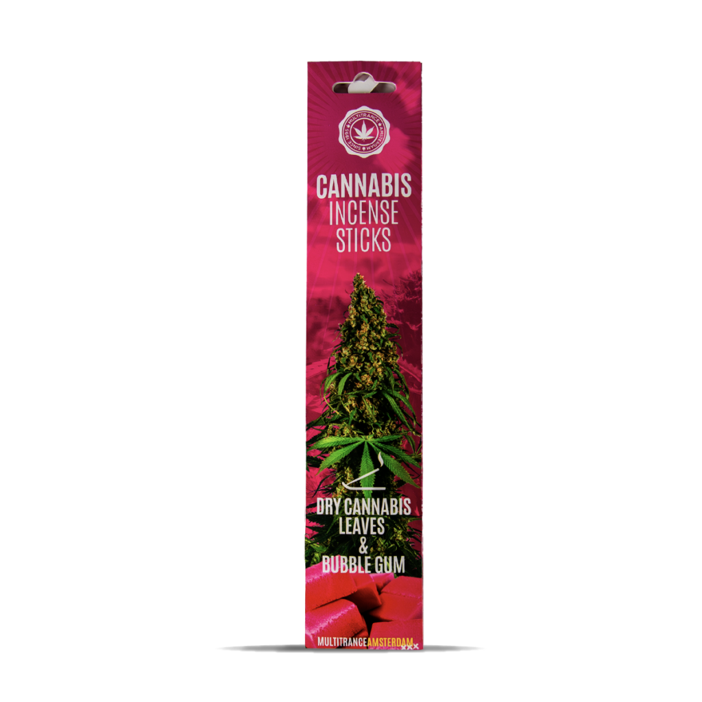 Multitrance CBD Incense Sticks Dry Cannabis with Bubblegum