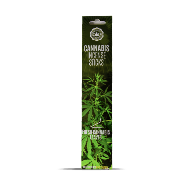 Multitrance CBD Incense Sticks Fresh Cannabis Leaves