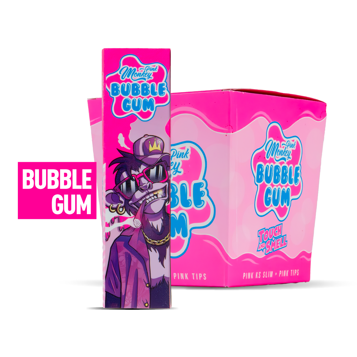 monkey king bubblegum smell papers + tips for smoking with scented packaging