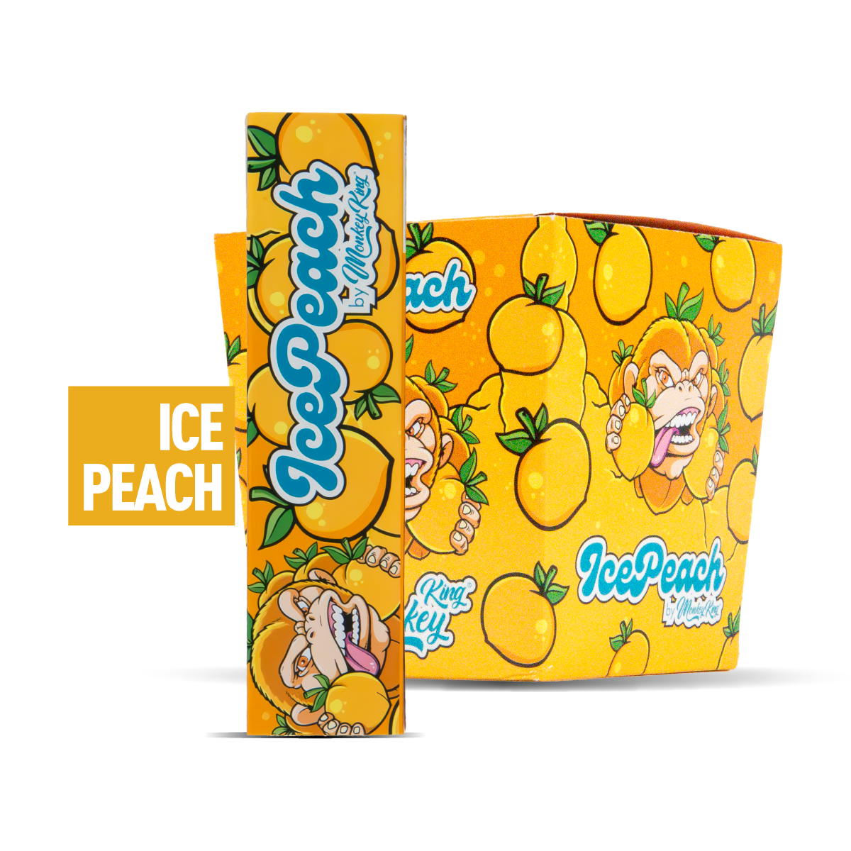 monkey king ice peach smell papers + tips for smoking with scented packaging