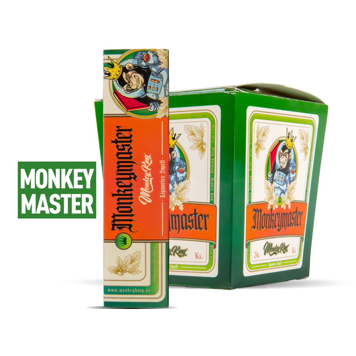 monkey king monkey master smell papers + tips for smoking with scented packaging