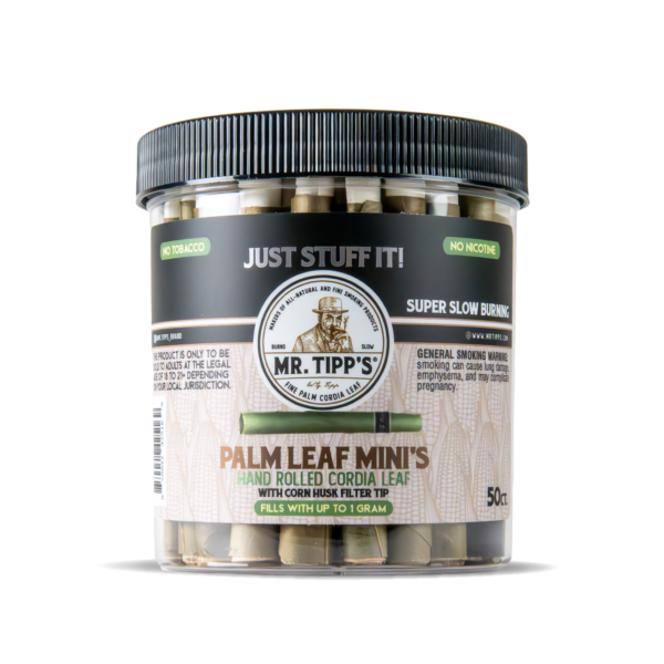 Mr tipps palm leaf minis 50 pack in tub