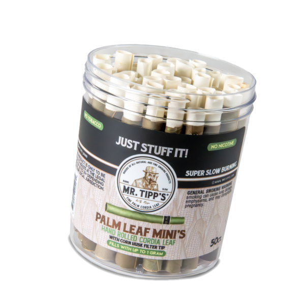 Mr tipps palm leaf minis 50 pack open tub