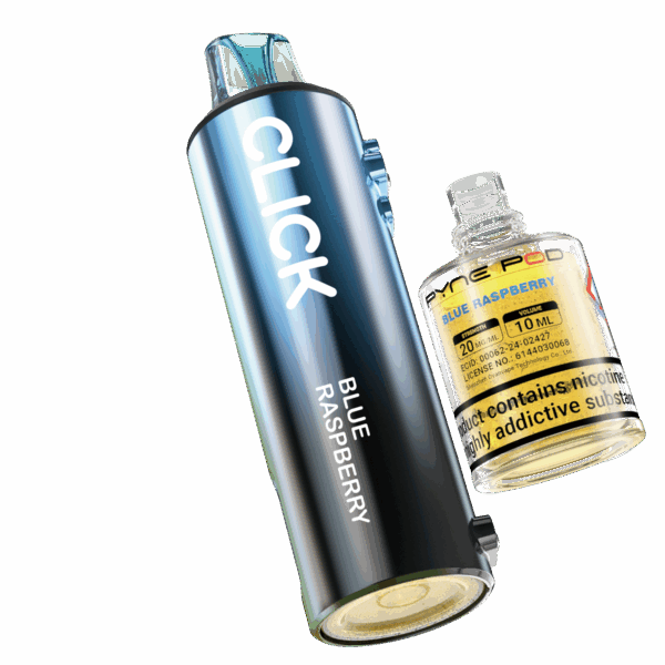 BLUE RASPBERRY Pre-Filled Pod Replacement for Pyne Pod Click 500K Vape Kits