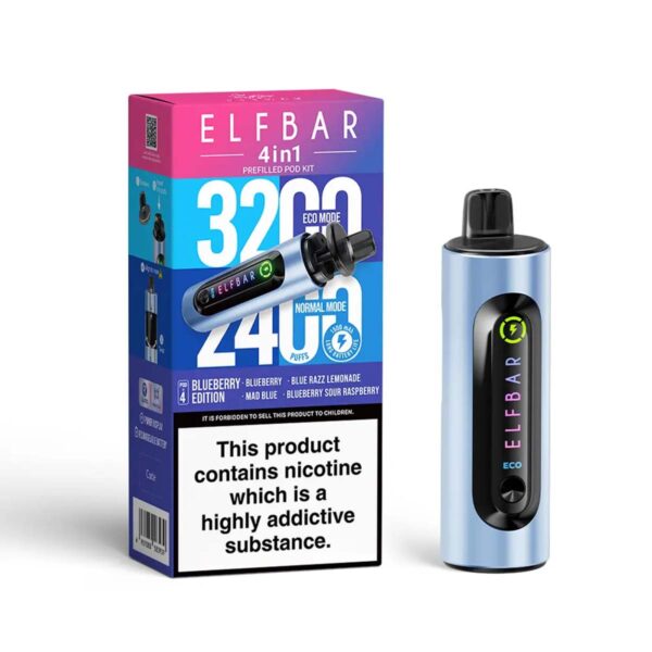 Blueberry Edition Elfbar 4in1 Prefilled Pod Kit