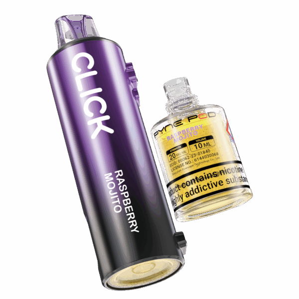 RASPBERRY MOJITO Pre-Filled Pod Replacement for Pyne Pod Click 500K Vape Kits