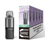 Blueberry Cherry Cranberry - Bloody Bar Crystal 10K Vape Pod Replacements Prefilled Refills