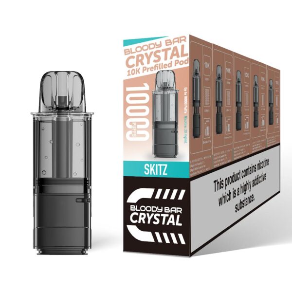 Skitz - Bloody Bar Crystal 10K Vape Pod Replacements Prefilled Refills