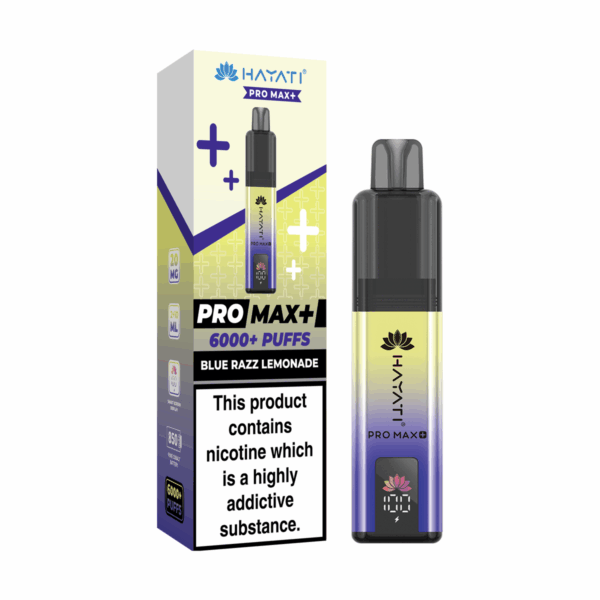 Blue Razz Lemonade Hayati Pro Max 6000 Vape Kit