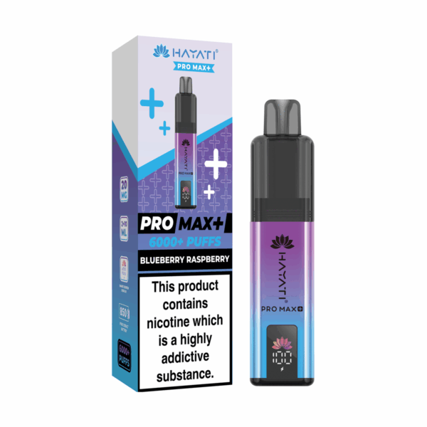 Blueberry Raspberry Hayati Pro Max 6000 Vape Kit