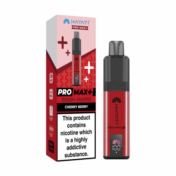 Cherry Berry Hayati Pro Max 6000 Vape Kit
