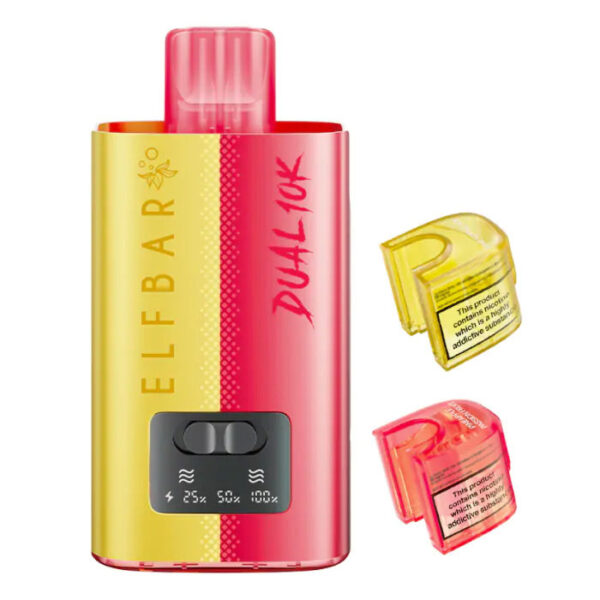 Pineapple Edition Flavour Elfbar Dual 10K Vape Pod Kit - Bulk 5 Pack