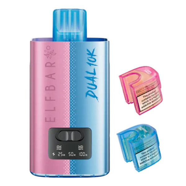 Shisha Edition Flavour Elfbar Dual 10K Vape Pod Kit - Bulk 5 Pack