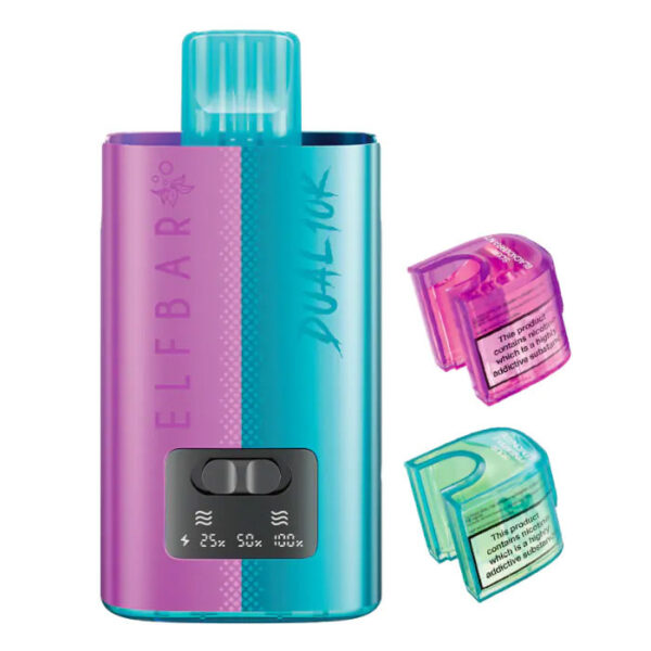 Sour Edition Flavour Elfbar Dual 10K Vape Pod Kit - Bulk 5 Pack