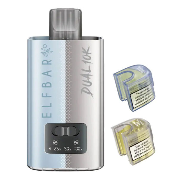 Tobacco Edition Flavour Elfbar Dual 10K Vape Pod Kit - Bulk 5 Pack
