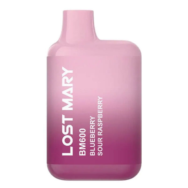 Blueberry Sour Raspberry Lost Mary BM600 Vape Pod Kit New UK Compliant Edition