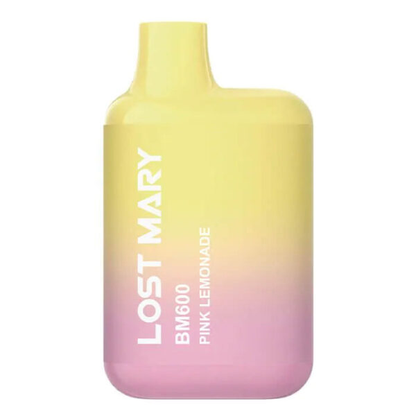 Pink Lemonade Lost Mary BM600 Vape Pod Kit New UK Compliant Edition
