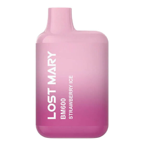 Strawberry Ice Lost Mary BM600 Vape Pod Kit New UK Compliant Edition
