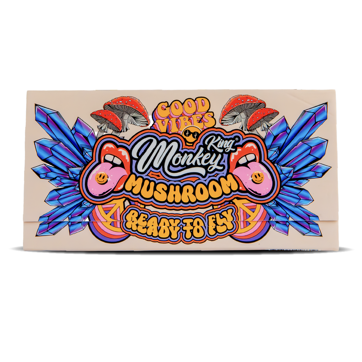 Mushroom Design Monkey King Rolling Papers + Tips