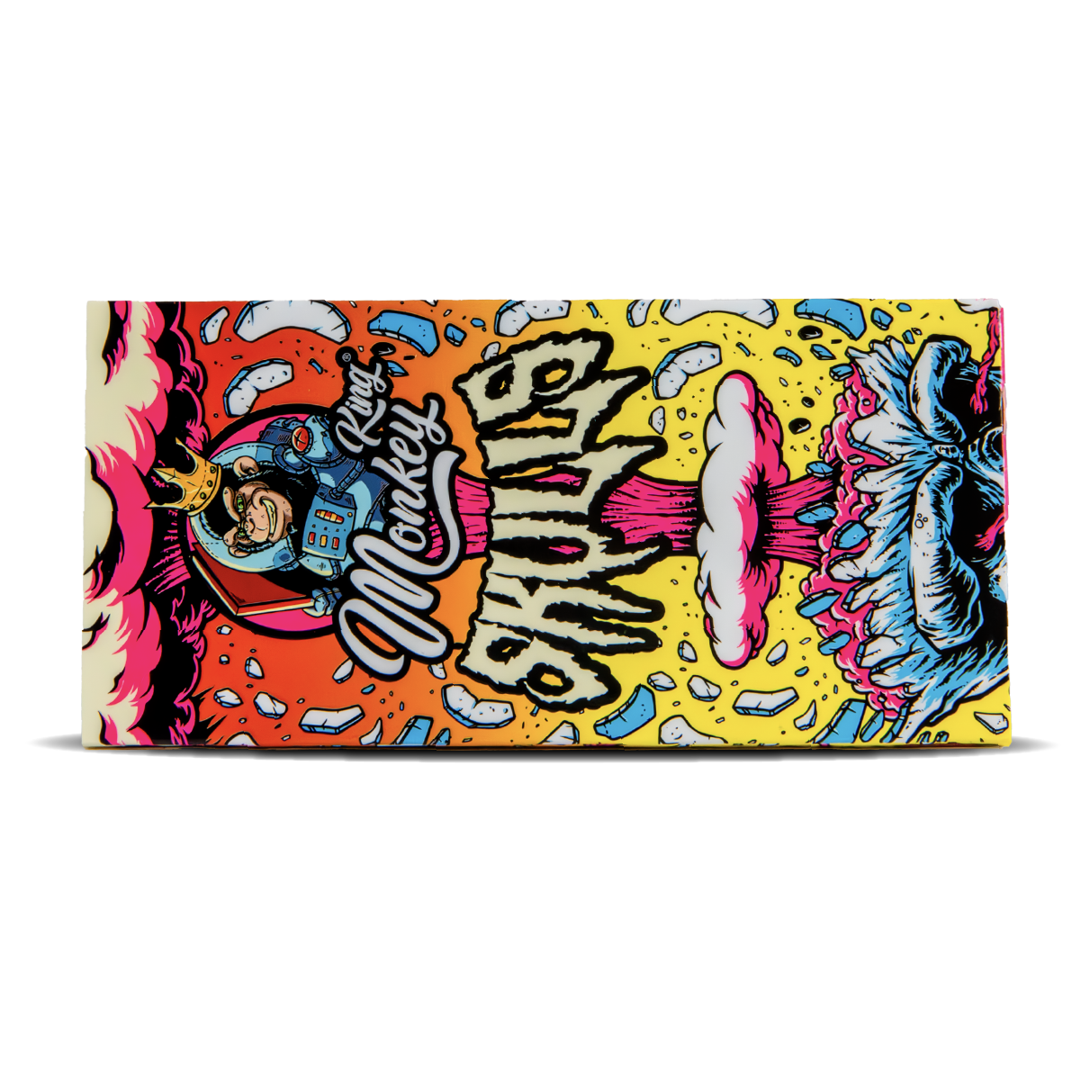 Skull Fire Design Monkey King Rolling Papers + Tips