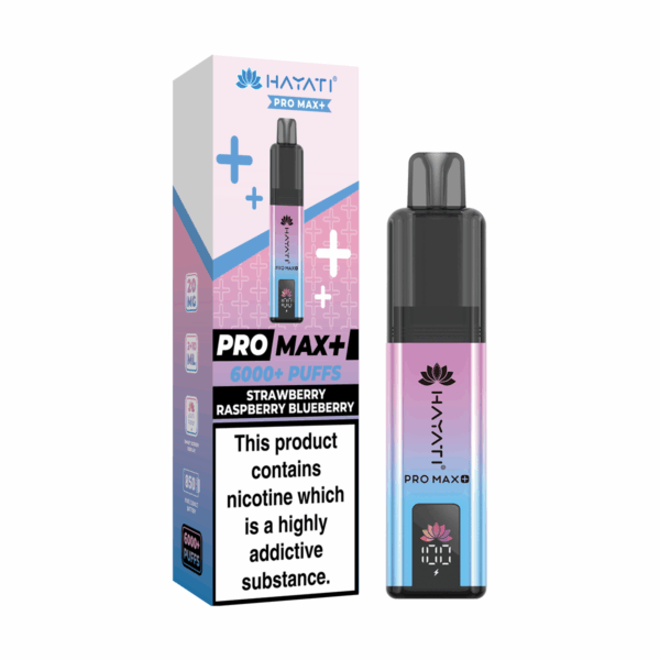 Strawberry Raspberry Blueberry Hayati Pro Max 6000 Vape Kit