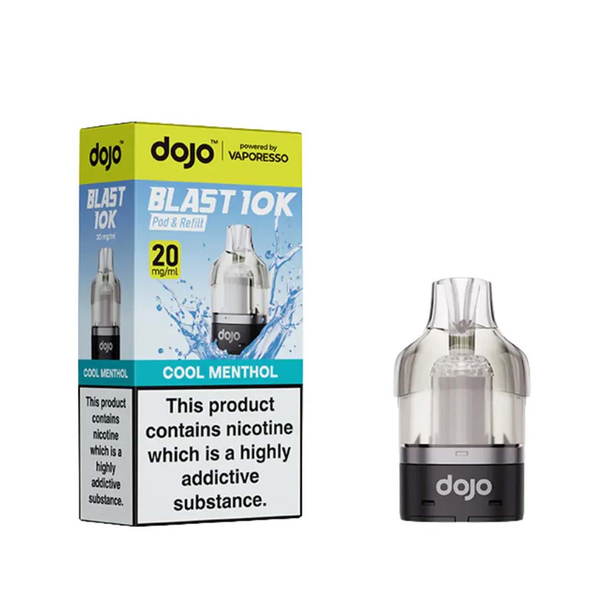 Vaporesso Dojo Blast 10K Prefilled Refill Pods Cool Menthol