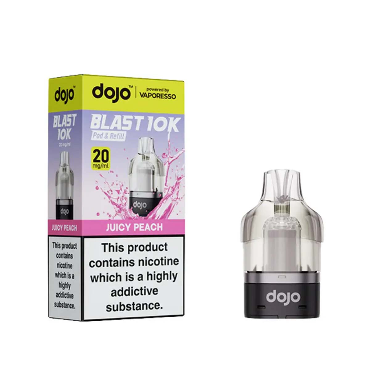 Vaporesso Dojo Blast 10K Prefilled Refill Pods Juicy Peach
